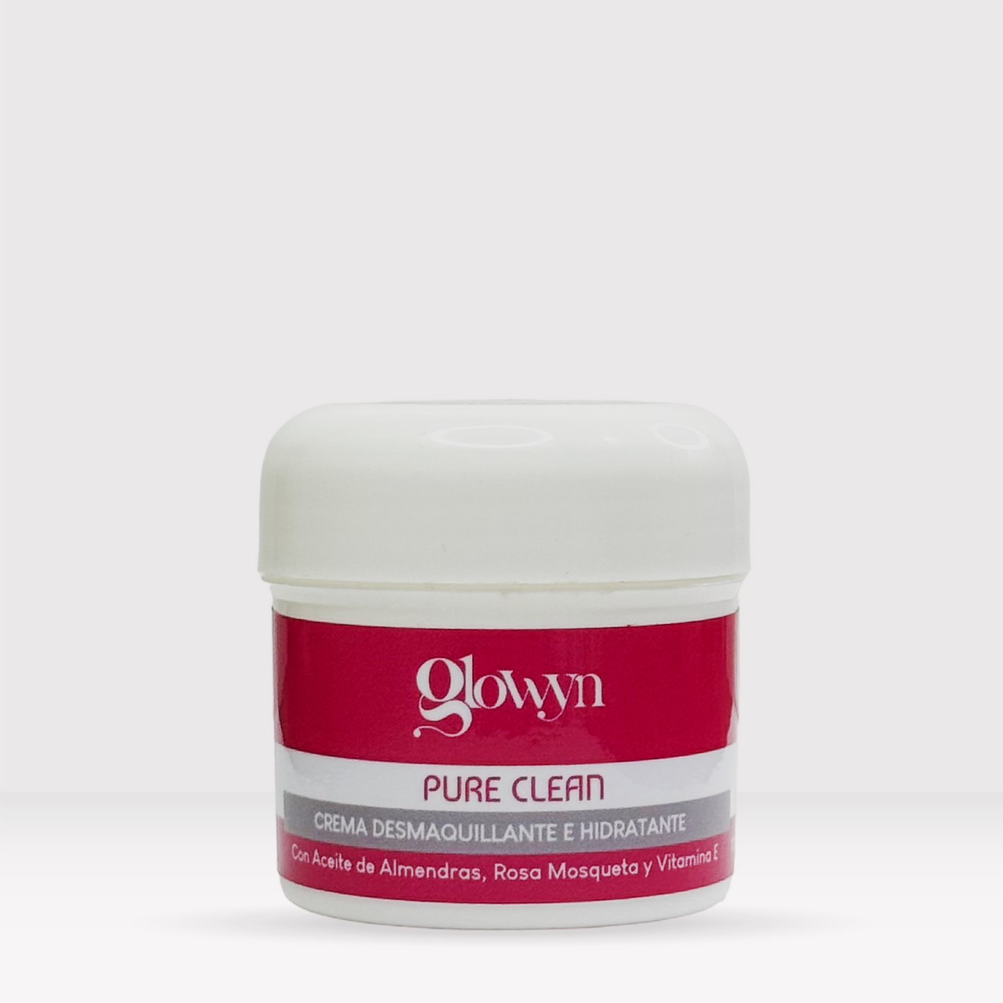 Crema Desmaquillante con aceite de almendras, rosa mosqueta y vitamina E | Pure Clean