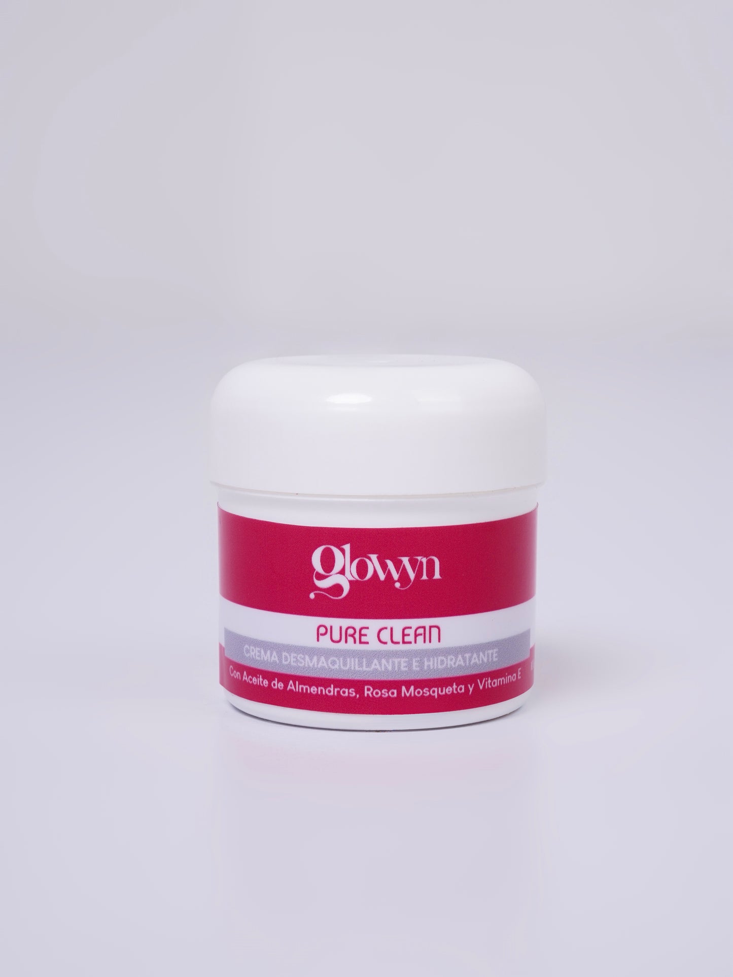 Crema Desmaquillante con aceite de almendras, rosa mosqueta y vitamina E | Pure Clean